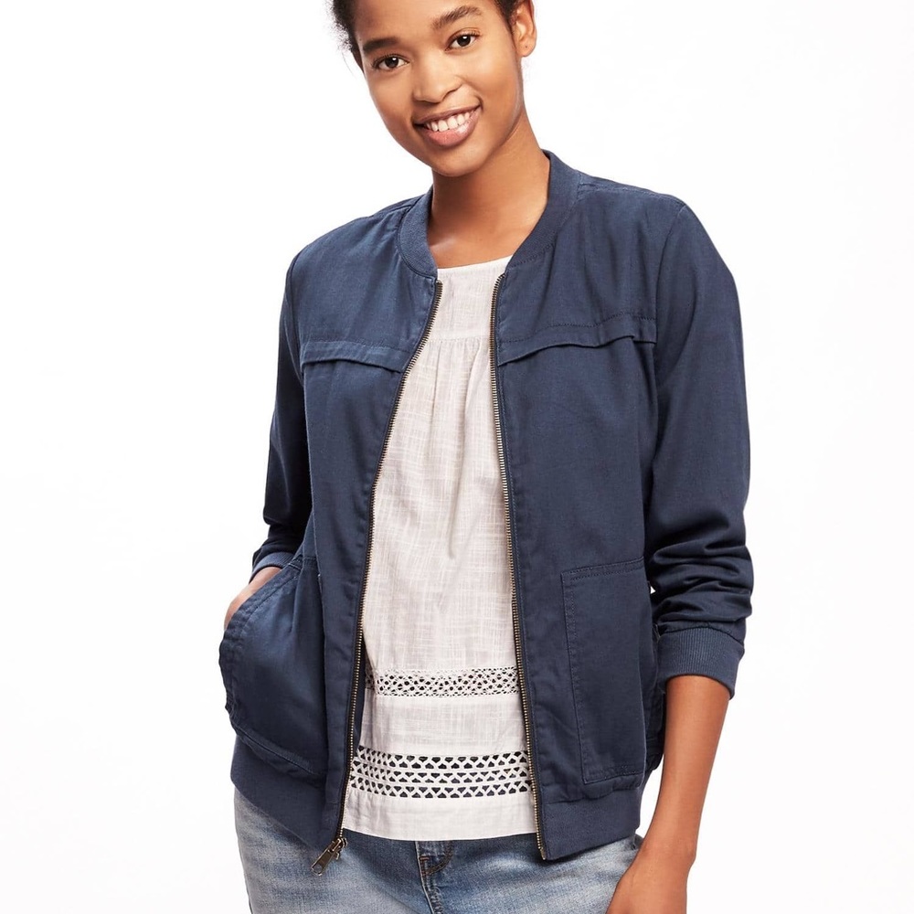 Old Navy Bomber Jacket - Green/S